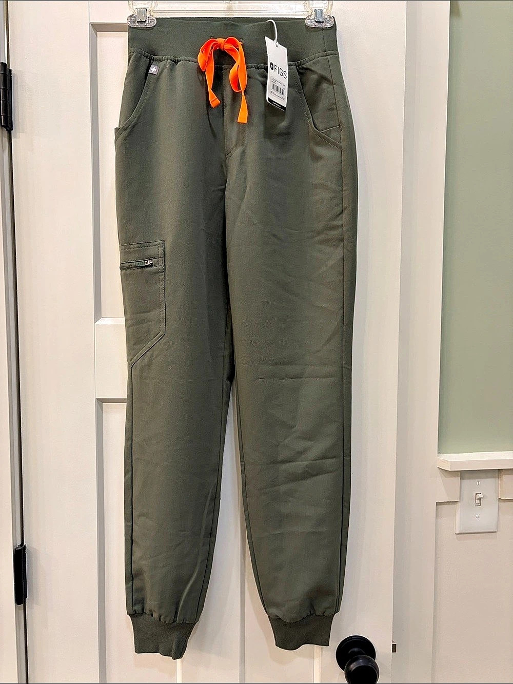 FIGS High Waisted Zamora Jogger Pants in Moss Size XXS NWT